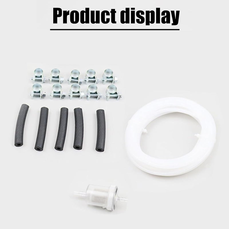 ijuicy Fuel Tank Hose Clip Kit, Fuel Pipe Hose Clip Filter Kit Replacement Part OEM: 1320399A/35320A, Compatible with Webasto Eberspacher Heater (16.4 ft) - Image 5